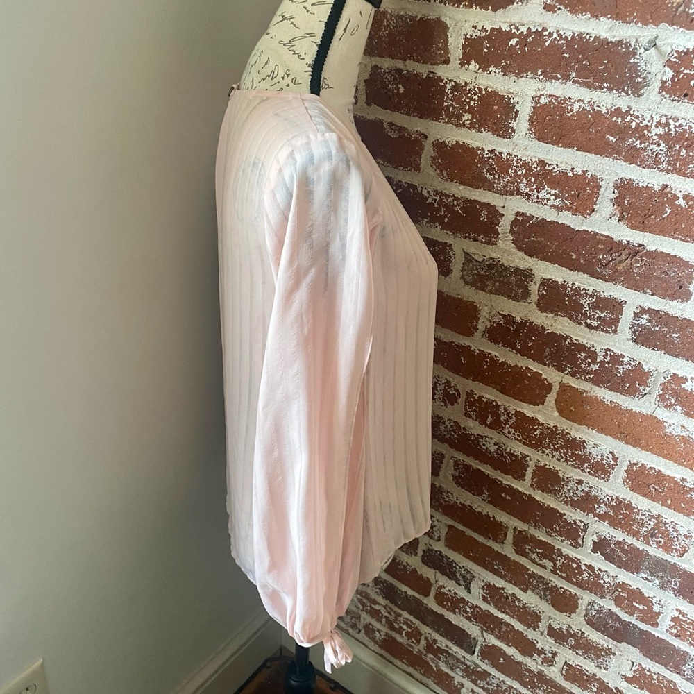 Waverly Grey pink blouse with open sleeves - Picture 3 of 6